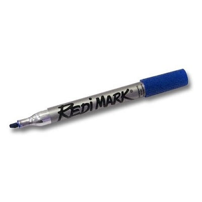 Marker-Permanent, Redimark Chisel Tip, Blue