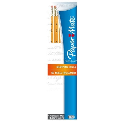 Pencils-Paper Mate Canadiana Hb Tipped