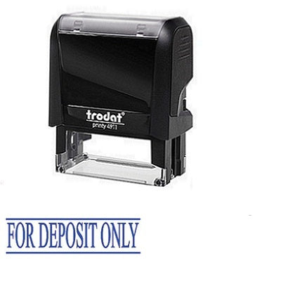 Stamp-Printy, Large, For Deposit Only  --11337