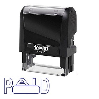 Stamp-Printy, Large, Paid (Box Under)  --11306
