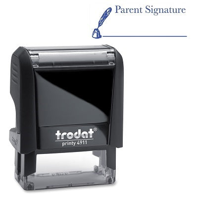 Stamp-Printy, Parent Signature, Blue  -4911  --97057