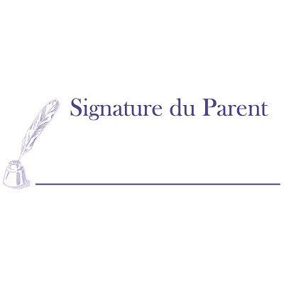 Stamp-Printy Signature Du Parent  -4911  --97056