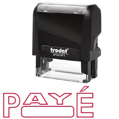 Stamp-Printy, Large, Paye (Box Under)  --11368