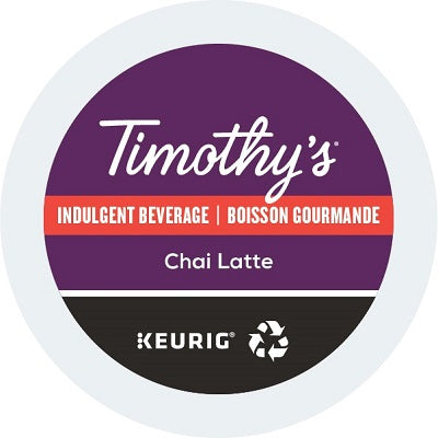 Tea-K Cup Timothy'S Chai Latte   (10817)