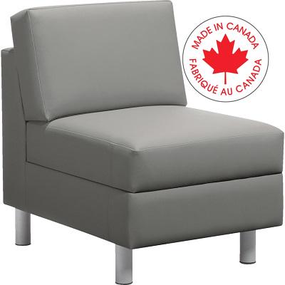 Sofa-Single Seater Citi, Armless California Black