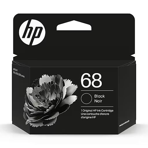 Inkjet Cartridge-Hp #68 Standard Yield, Black