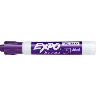 Marker-Dry Erase, Expo Low Odour, Chisel Purple