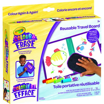 Marker Board-Crayola, Colour/Erase Reusable Travel Board