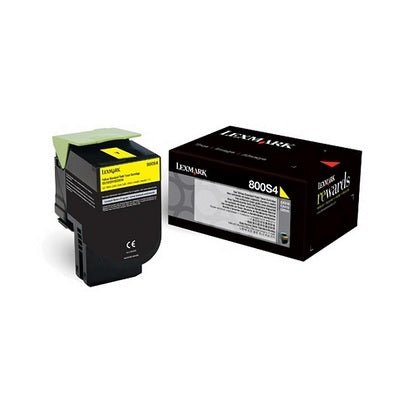 Laser Toner-Lexmark #801Sy Yellow Return Program
