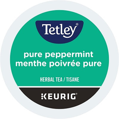 Tea-K Cup Tetley Pure Peppermint  24/Bx (12817)