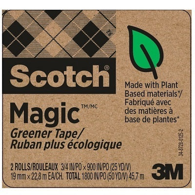 Tape-Transparent Magic 19Mmx22.8M Greener 2/Pk
