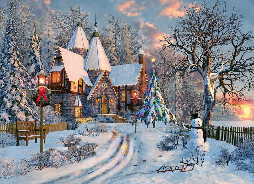 Eurographics 6000-0790 Christmas Cottage 1000-Piece Puzzle