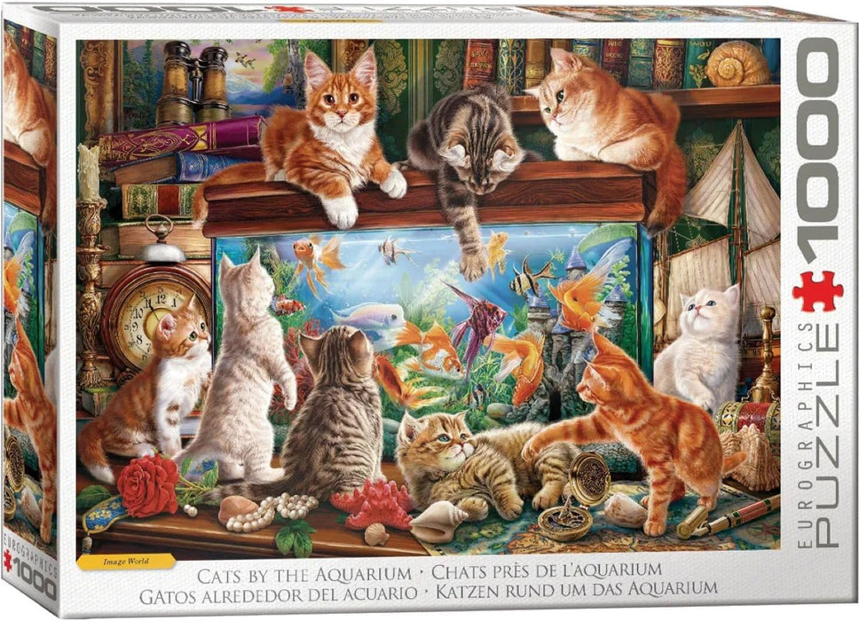 Cats by Aquarium