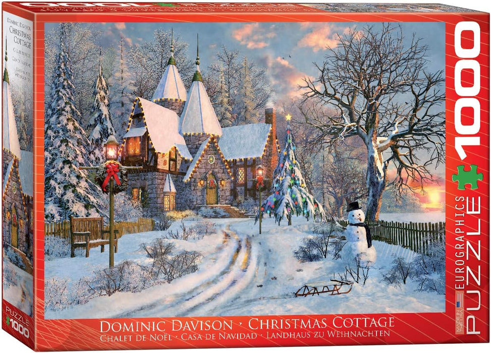Eurographics 6000-0790 Christmas Cottage 1000-Piece Puzzle