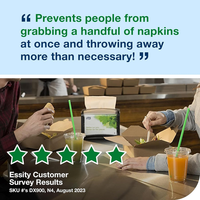 Tork Dx900 Xpressnap Interfold Dispenser Napkins, 1-ply, Bag-pack, 13x8 1/2, White (case Of 6, 000),