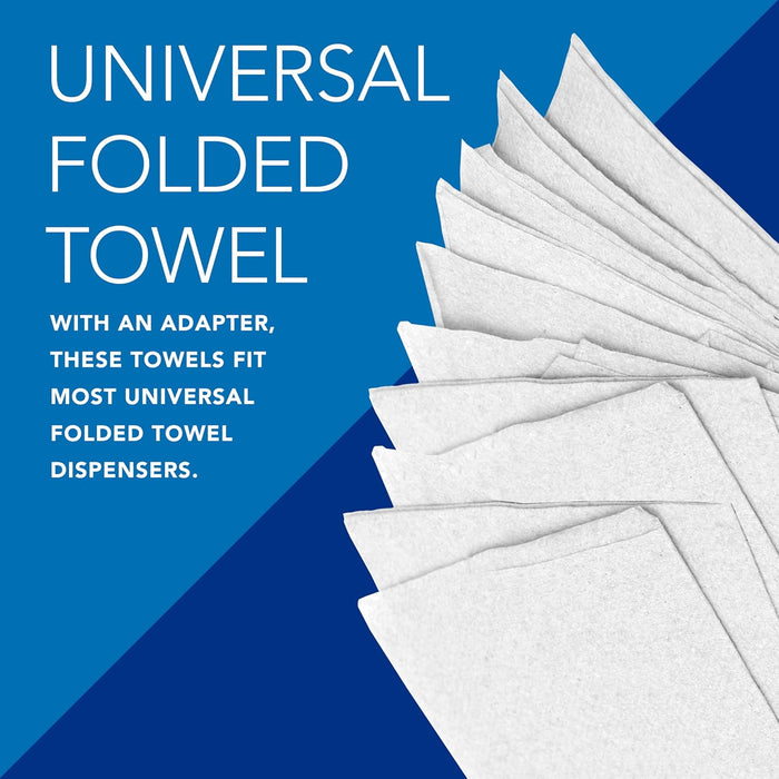 Scott® Pro™ Scottfold™ Multifold Paper Towels (01960), with Absorbency Pockets™, 7.8" x 12.4" Sheets, White, (175 Sheets/Pack, 25 Packs/Case, 4,375 Sheets/Case)