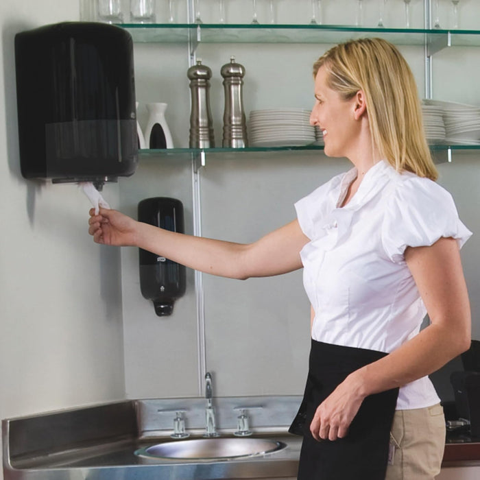 Tork 121202 Advanced 2-Ply Centerfeed Wide Hand Towels, White