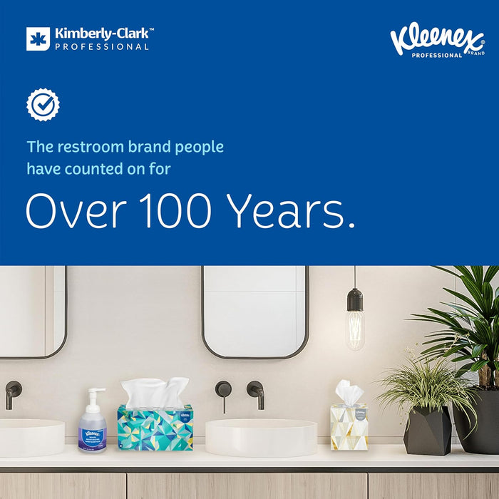Kleenex Professional Multifold Paper Towels (02046), White, 8 Packs/Convenience Case, 150 Tri Fold Paper Towels/Pack, 1,200 Towels/Case