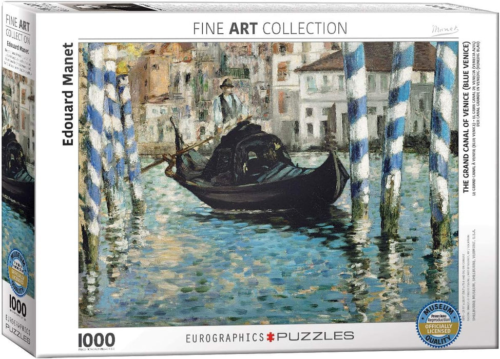 Eurographics 6000-0828 Edouard Manet-Le Grand Canal, Venise 1000 Piece Puzzle
