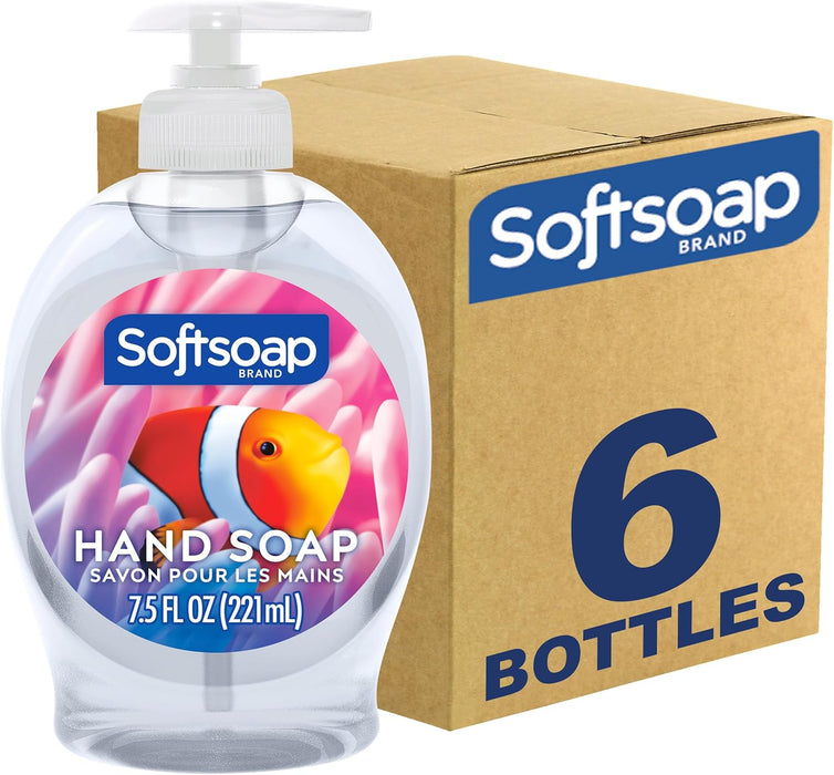 Softsoap Moisturizing Liquid Hand Soap Pump, Aquarium - 221ml (Case Pack of 6)