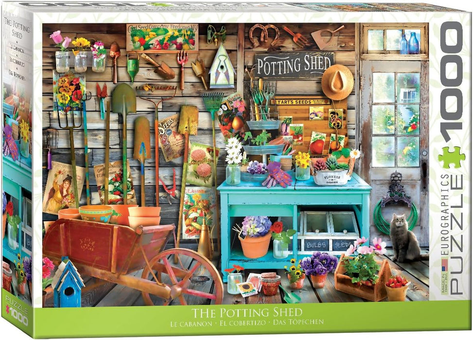 Eurographics 6000-5346 The Potting Shed 1000-Piece Puzzle Jigsaw