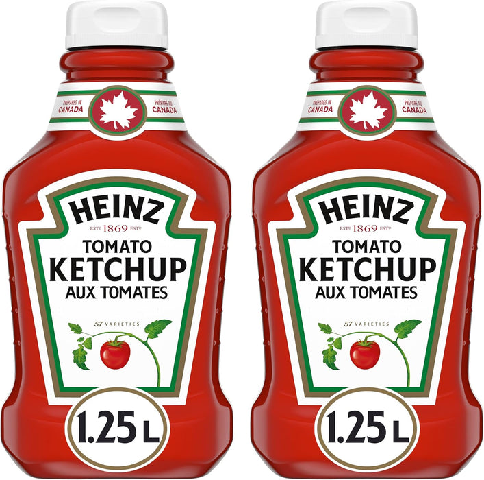 Heinz Tomato Ketchup 1.25L Twin Pack