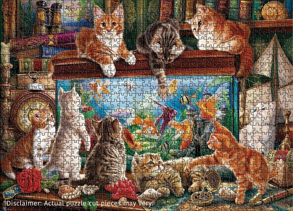 Cats by Aquarium