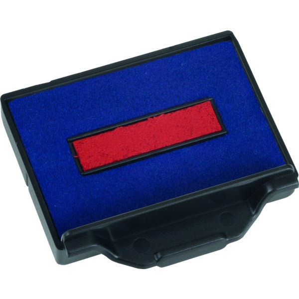 Stamp Replacement Pad, Blue/Red -6/50/2  --73990