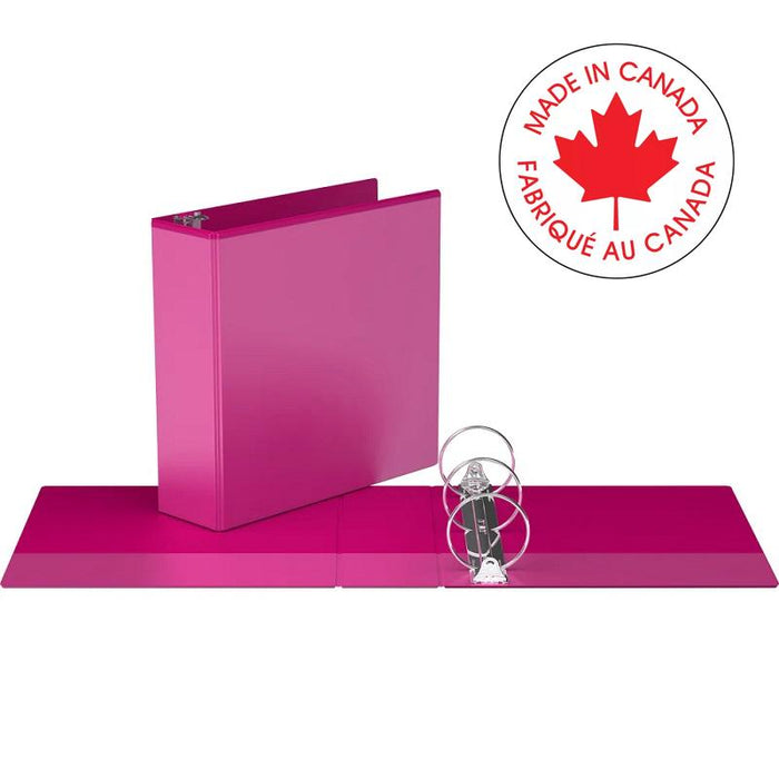 Binder-Easyview 3" Round Ring, Pink