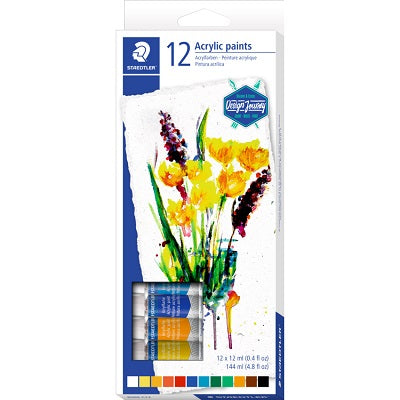 Paint-Acrylic, Staedtler, 12 12Ml. Tubes