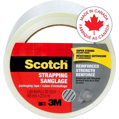 Tape-Reinforced Strapping, 48Mmx27.4M, Clear
