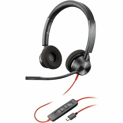 Headset-Poly Hp Wired, Blackwire 3320 Stereo, Boom Mic