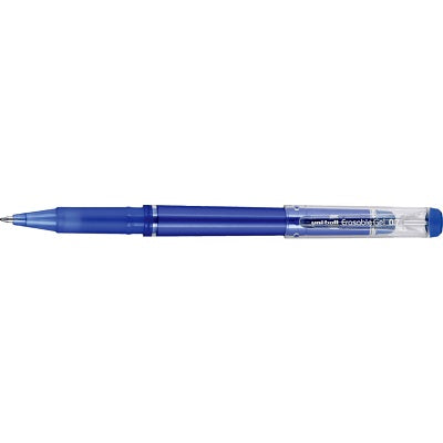 Pen-Stick, Uni Erasable Gel, Medium, Blue