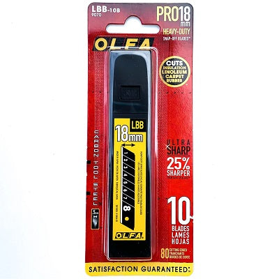 Blades-Utility 18Mm Ultramax Snap Off , 10-Pack   Lbb-10B
