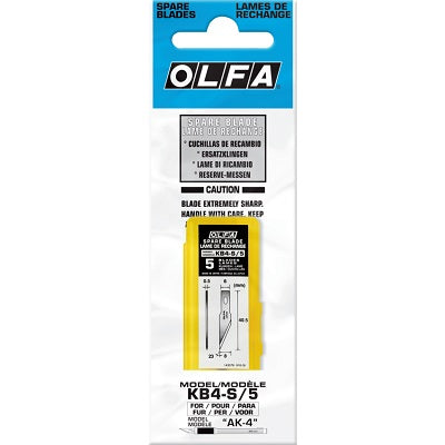 Blades-Olfa, Precision For Ak-4, 5/Pk