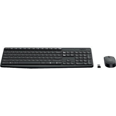 Keyboard / Mouse Combo-Logitech Mk235, Wireless, Grey