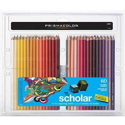 Pencils-Coloured, Prismacolor Scholar, 60-Colour -Ps360