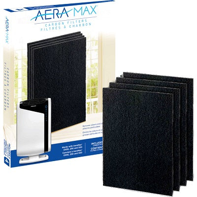 Air Purifier Filter-Aeramax 290 Carbon, Black 4/Pack