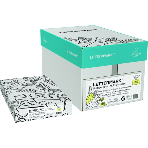 Paper-Lettermark Colors 11X17 20Lb Canary