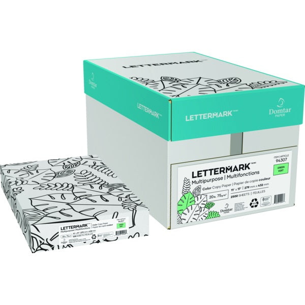 Paper-Lettermark Colors 11X17 20Lb Green