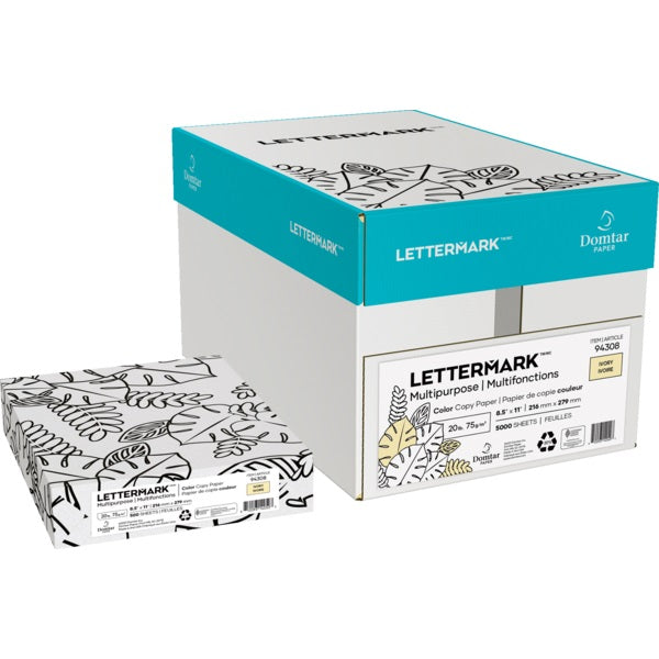 Paper-Lettermark Colors Letter 20Lb Ivory