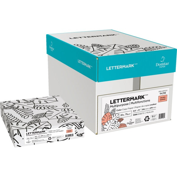 Paper-Lettermark Colors Letter 20Lb Salmon