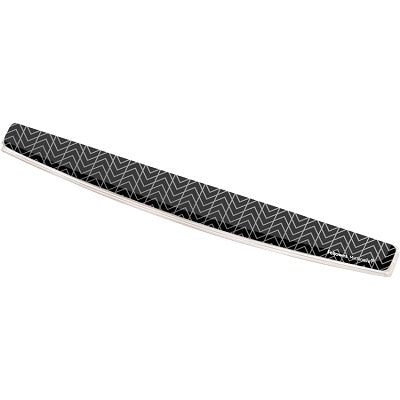 Wrist Rest-Gel, With Microban, Black Chevron