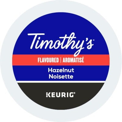 Coffee-K Cup Timothy'S Hazelnut  (01004)