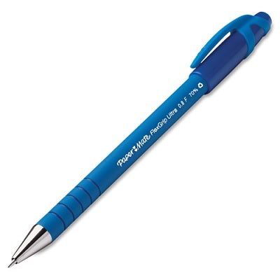 Pen-Stick, Flexgrip Ultra Ballpoint Fine Blue 12/Bx