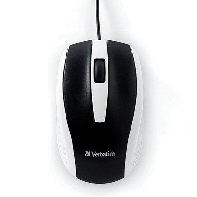 Mouse-Wired, Optical, White
