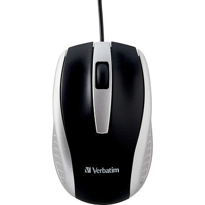 Mouse-Wired, Optical, Silver