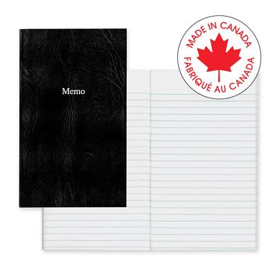 Memo Book-Flexible Cover 6.75X4 100 Page Black