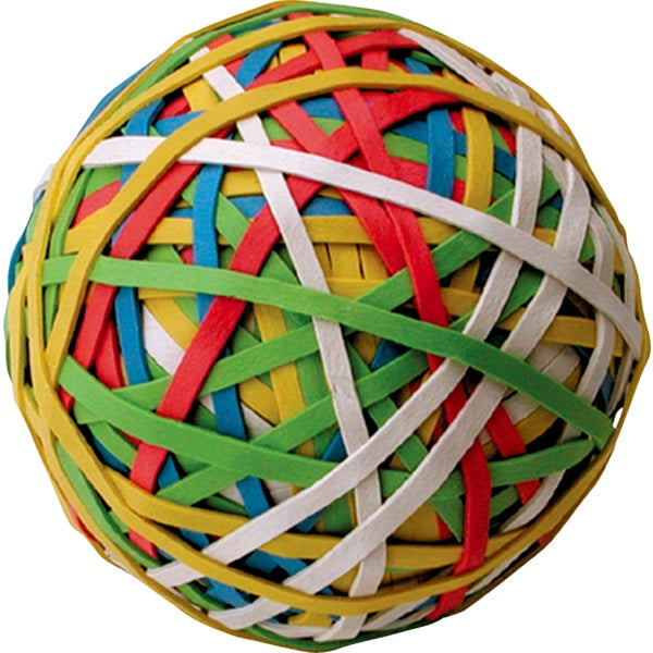 Rubber Band Ball-Multicolour Approximately 275 Bands