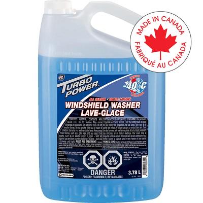 Windshield Washer Fluid-Turbo Power -40°C. 3.78L.